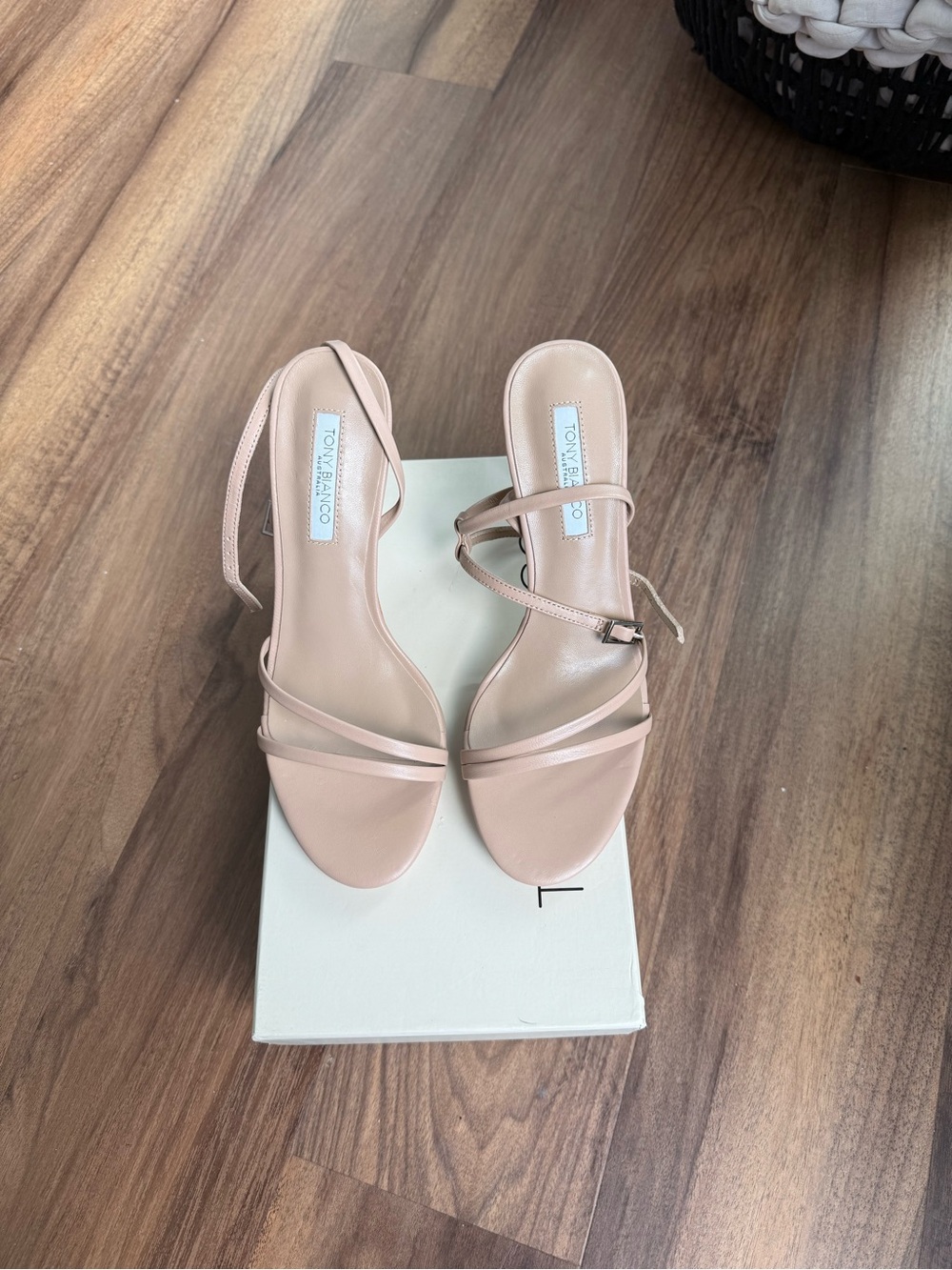 Tony Bianco Blush Strappy Heeled Sandals